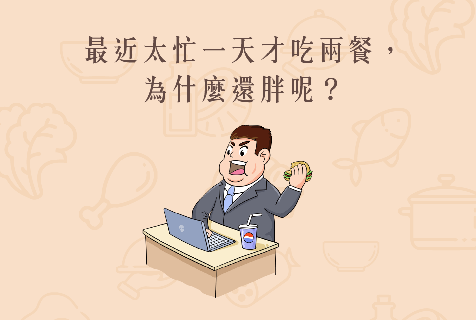 Read more about the article 小知識｜最近太忙一天才吃兩餐，為什麼還胖呢？