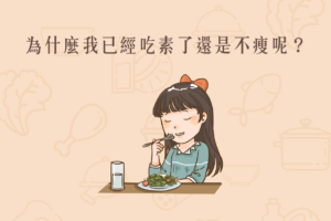 Read more about the article 小知識｜為什麼我已經吃素了還是不瘦呢？
